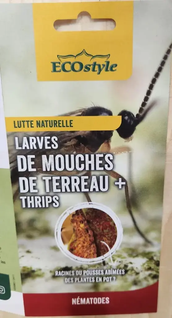 [1000914] Nématodes contre les larves de thrips  25 mil. / 25 m² Ecostyle BIO