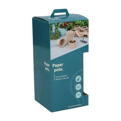 [1001004] SOGO Pots en papier eco 9 cm * 10 pc