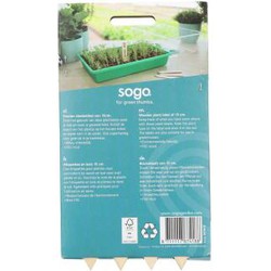 Etiquettes bois naturel FSC 10 cm à planter x 24 pc