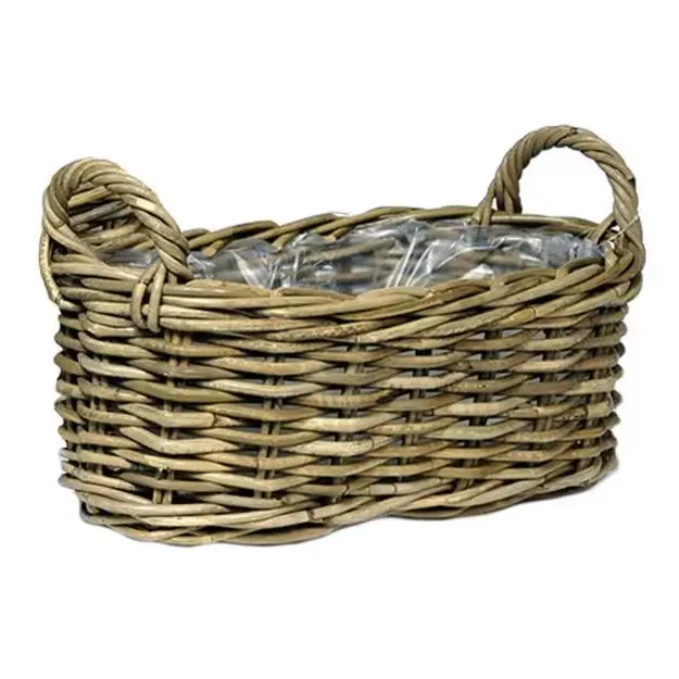 [1001320] Panier Desi ovale naturel L57W30H23