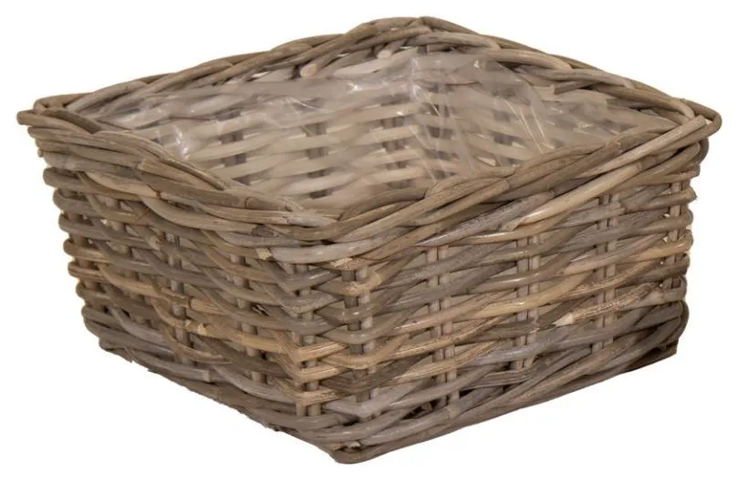 [1001374] Panier carré - Moyen - W25H12.5 cm