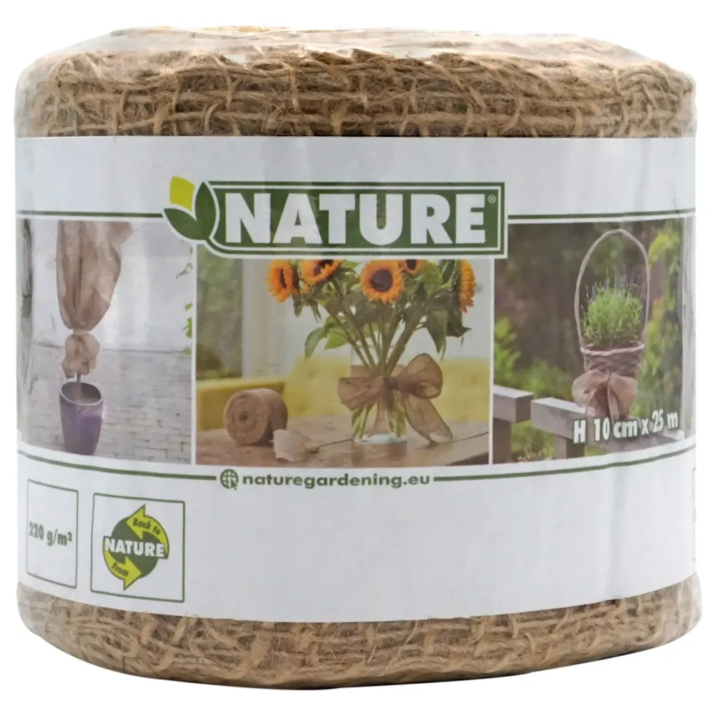 [1001462] Nature toile de jute en bande 25m sur H10cm