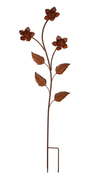 Pic Fleur en métal 32 x 4 x 109 cm