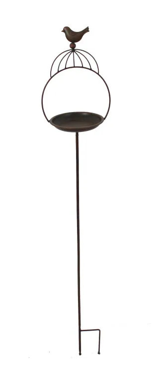 Abreuvoir en métal 20 x 16 x 120 cm