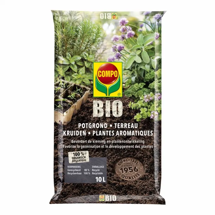 [1001601] Terreau Légumes et Plantes aromatiques10 L Compo BIO