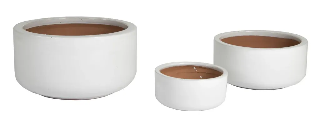 [1001649] Pot émaillé Bowl Blanc D21H10 (Mg) Pièce