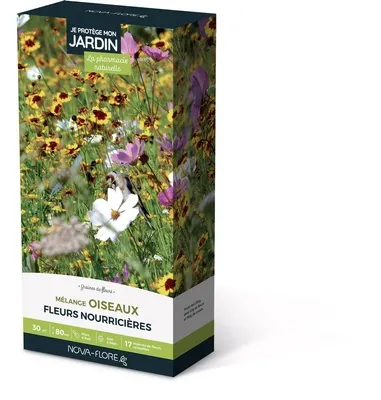 [1001691] Prairie fleurie amis du jardin 30 M² - Oiseaux