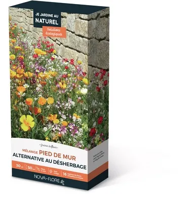 [1001695] Prairie fleurie amis du jardin 30 M² - Pied de mur