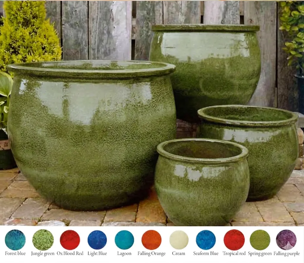 [1002158] Pot émaillé Classic - Spring Green - D34 H28 cm (JDB)