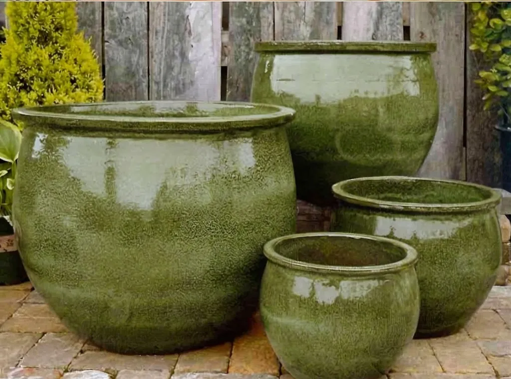 [1002158] Pot émaillé Classic - Spring Green - D34 H28 cm (JDB)