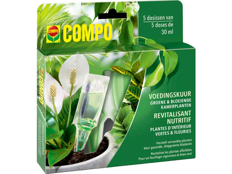 [1002235] Compo Engrais revitalisant plantes intérieur 5 doses (5*30ml)