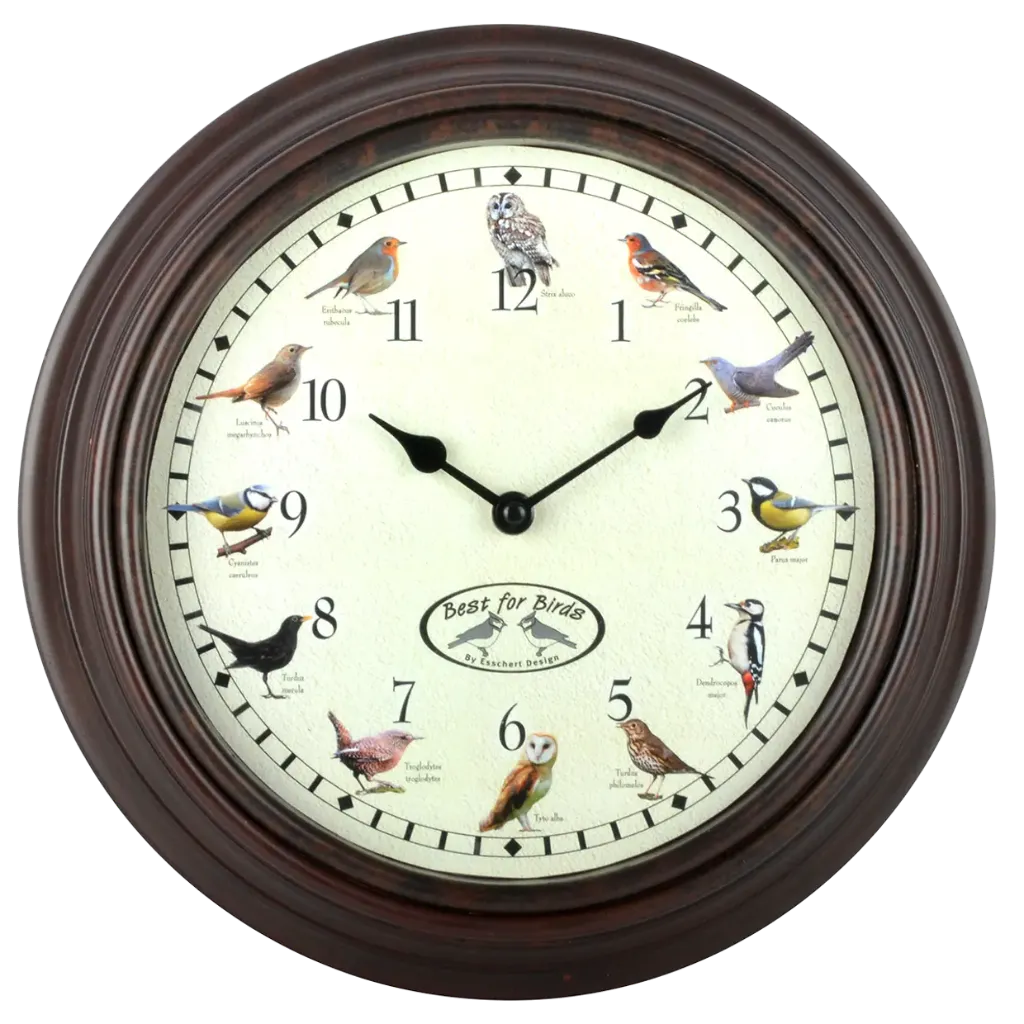 [1002449] Horloge avec des sons d'oiseaux