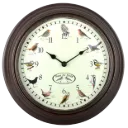 Horloge avec des sons d'oiseaux