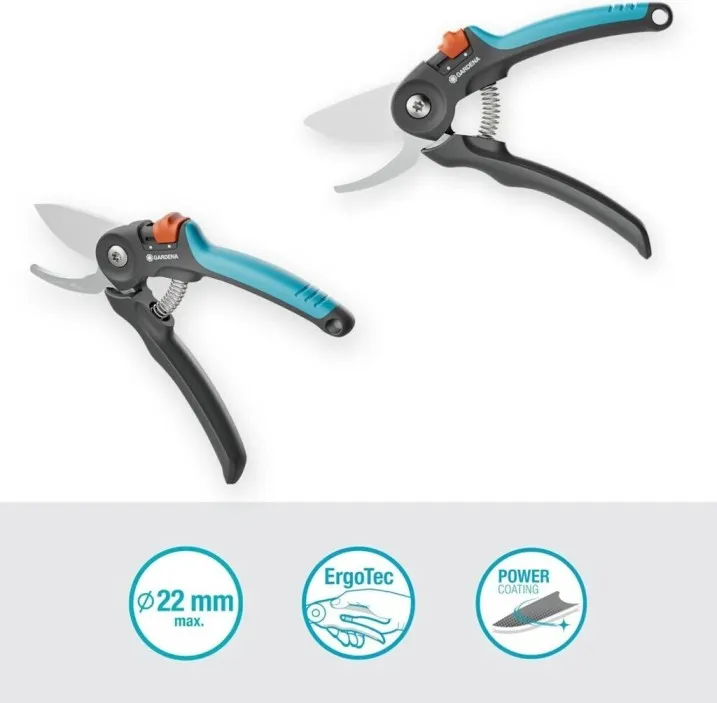 [1002529] Gardena Sécateur PremiumCut - lames horticoles franches