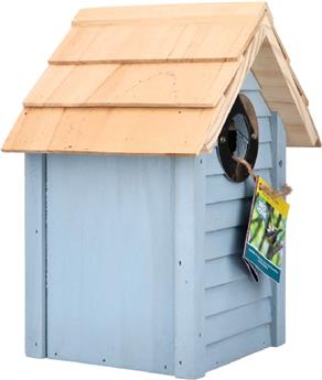 [142026] Nichoir mésange Aruba cabane Bleue
