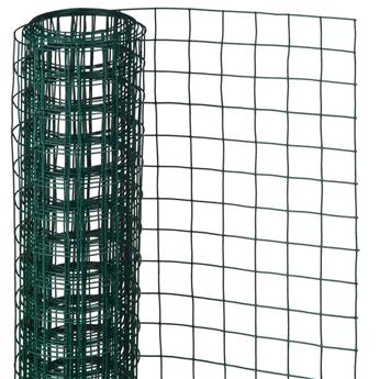 [143658] Treillis métal Vert maille carrée 1.3 Ht 100 L 250 cm Outside