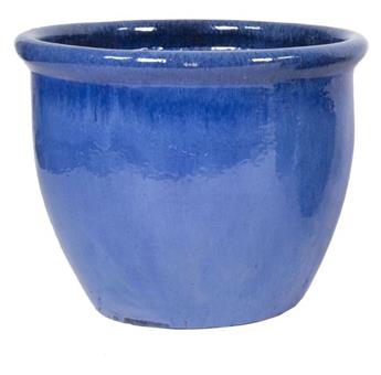 [105036] Pot émaillé Blue Glazed Hp001 D30H25 (Mg)