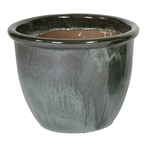 [137694] Glazed Hp001 Moss Green D30 H25 émail (Mg)