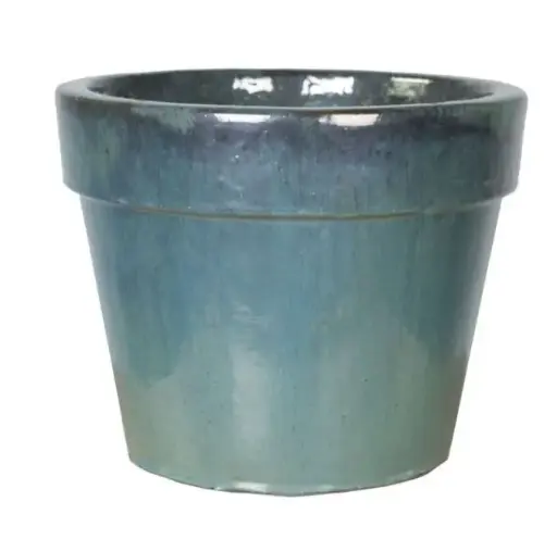 [135760] Pot émaillé Basic Celadon D18 H16 cm glazed (Mg)