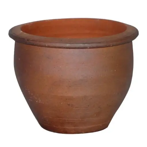 [141538] Pot en grès Brun D60 Ht 45 (VDG)