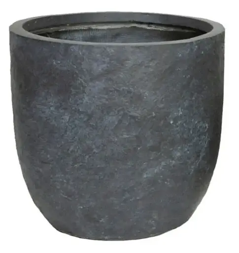 [140321] Pot Arizona Egg Pot Graphite D25 H25 cm (Mg)