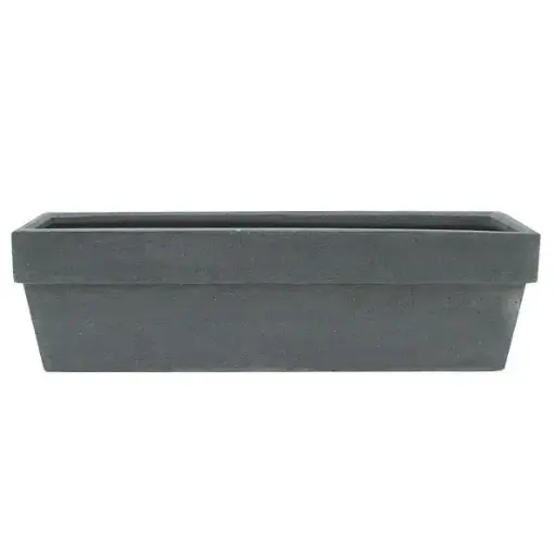 [105086] Jardiniere avec bord L40 * l17/13 * H17 cm Polystone (JDB)