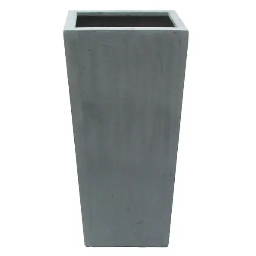 [114093] Polystone high square 27/27 cm Ht 38 cm 