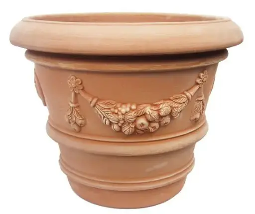 [129207] Pot Conca bordone festonato D30 h26 cm (JDB)