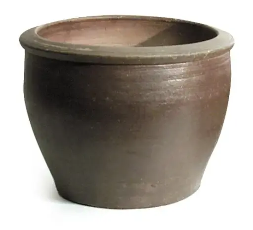 [117115] Pot Grès Dark Brown D18H15 (Mg)