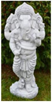 [144832] Ganesha debout Ht 62 cm beton (REF)
