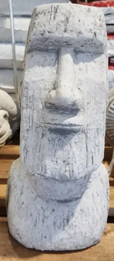 [144834] Moai île de Pâques Beton Ht 40 cm (REF)