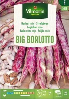 [137143] Haricot Nain à Ecosser Big Borlotto 150g (Vilm)