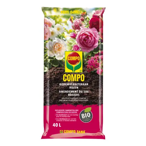 [143737] Compo Terreau Rosiers 40 L et arbustes à fleurs BIO TERos