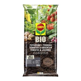 [144349] Terreau Tomates et Légumes 20 L Compo BIO