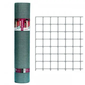 [102905] Casanet galvanisé 12.7x12.7 - Ht 50 cm L 10m ** Treillis soudé **