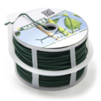 [144280] Fil de fer acier plastifié vert - D 1,2 mm x 50 m