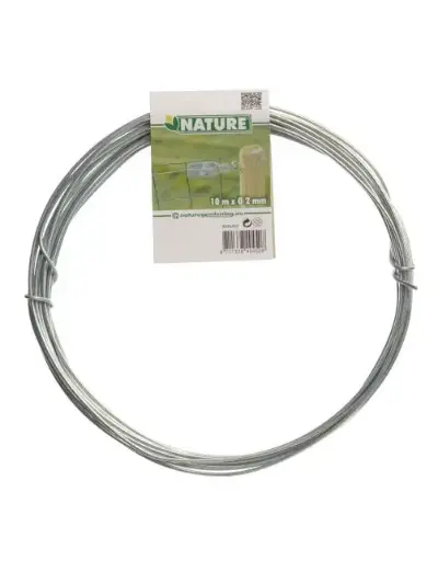 [117087] Fil ligature galvanisé diam 2 mm L 10 m ligature