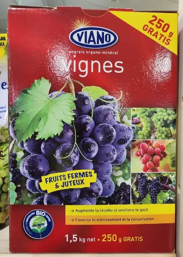 [129329] Viano Engrais Vignes 1.5kg + 250g gratis BIO