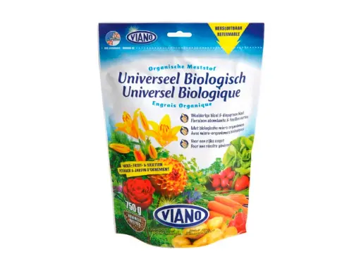 [143837] Viano Engrais Organique Universel 750 g ** Potager; fleurs; fruits**