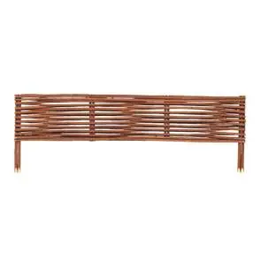 [139890] Bordure osier tressé Ht 20x L 100 cm Hiddensee 