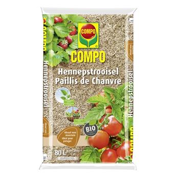 [143748] Paillis de chanvre 80 litres COMPO BIO **PROMO. sur stock disponible **