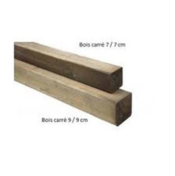 [103853] Poteau bois carre 7 7 180 cm