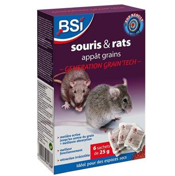 [139208] Rat et Souris appât grains irrésistibles 6 x 25 gr