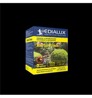 [136234] Herbi Press arbustes 250 ml Edialux ** Herbicide total sans Glyphosate **