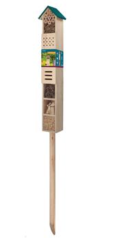 [144379] Hotel à Insectes sur pied Ht 150 cm Buzzy