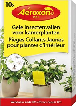 [138708] Pièges Collants Jaunes pour Plantes en Pot Aeroxon