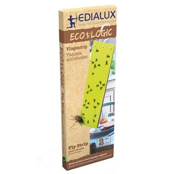 [114544] Fly Strip BIO : 2 plaquette engluées anti-mouches Edialux