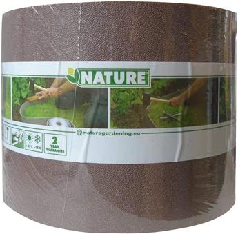 [101789] Bordure plastique taupe 15 cm / 10 m Souple Nature
