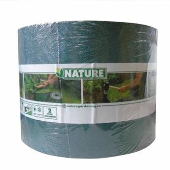 [138203] Bordure plastique vert 15 cm / 10 m Souple