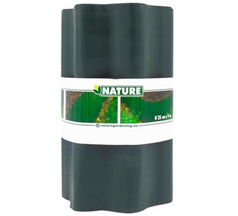 [124338] Bordure ondulée PVC 25 cm x 9 m vert